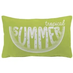Coussin déhoussable Pacifique summer anis