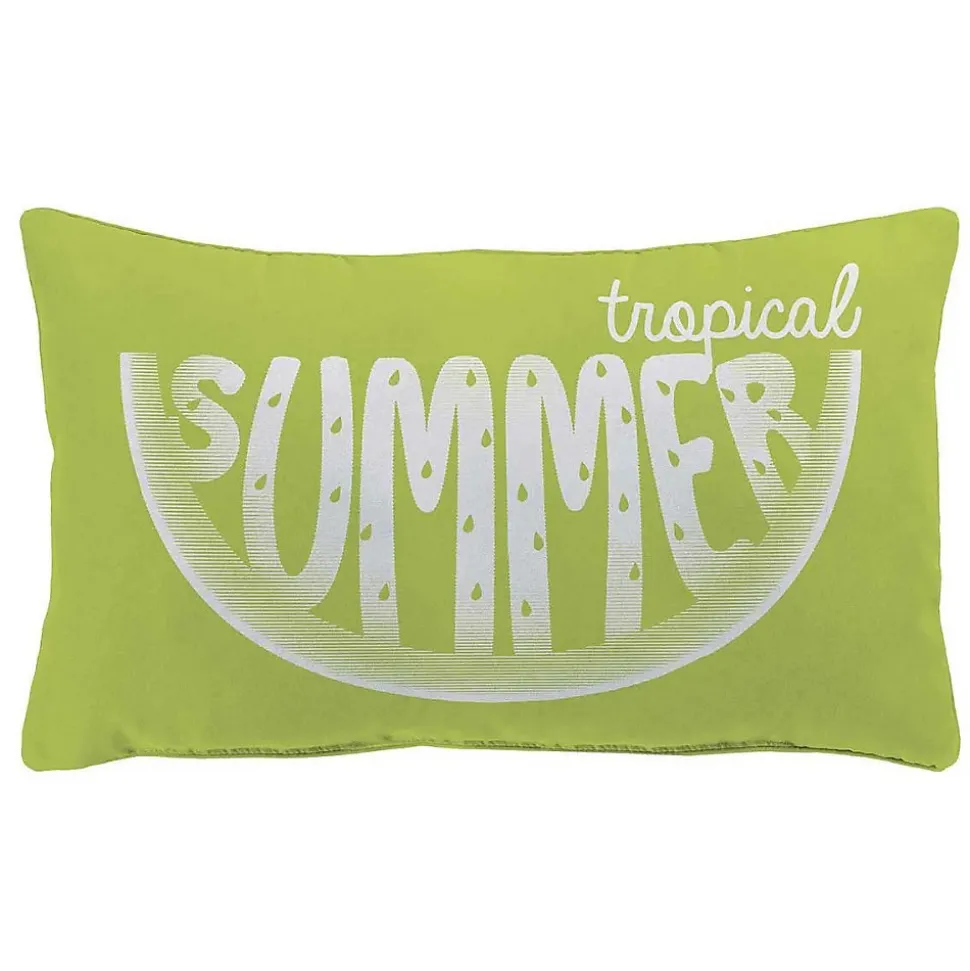 Coussin déhoussable Pacifique summer anis