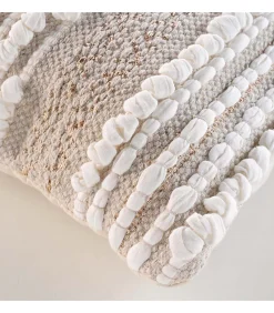 Coussin déhoussable 40x40cm "Blanca" - 40x40cm - Beige