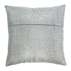 Coussin effet chiné métallisé gris 40x40