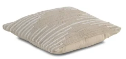 Coussin en coton couleur beige 45x45 cm