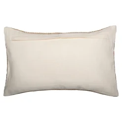 Coussin en jute Halus GoodHome L.50 x l.30 cm marron beige
