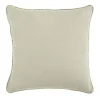 Coussin en suédine beige clair 40x40