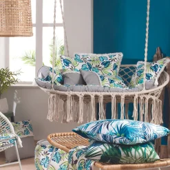 Coussin EXOTIC BLUE 50X50 déhoussable