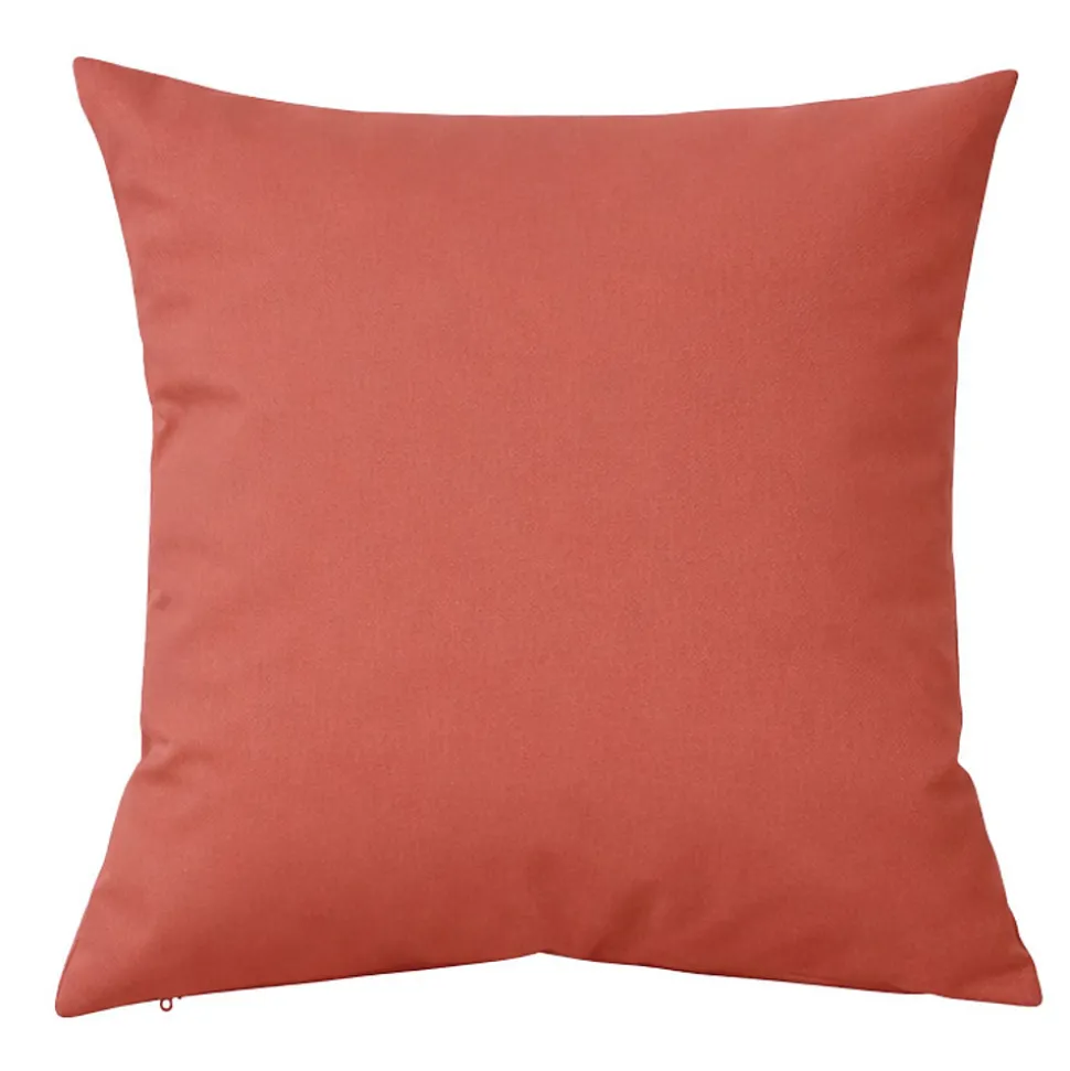 Coussin extérieur imperméable et déhoussable MINORQUE (70x70 cm - Terracotta)