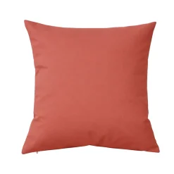 Coussin extérieur imperméable et déhoussable MINORQUE (50x50 cm - Terracotta)