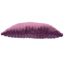 Coussin fausse fourrure côtelé ALBA 50x70