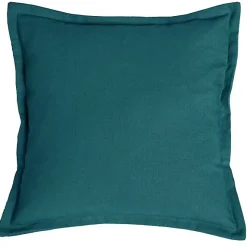 COUSSIN FLAP COTON RECYCLE BLUE LAKE 40X40