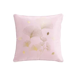 Coussin fleur Bloomy metalise design et moderne