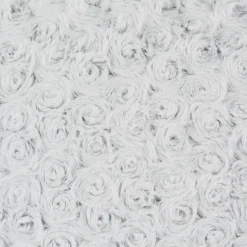 Coussin fourrure bouclé gris - 45x45 cm - Atmosphera