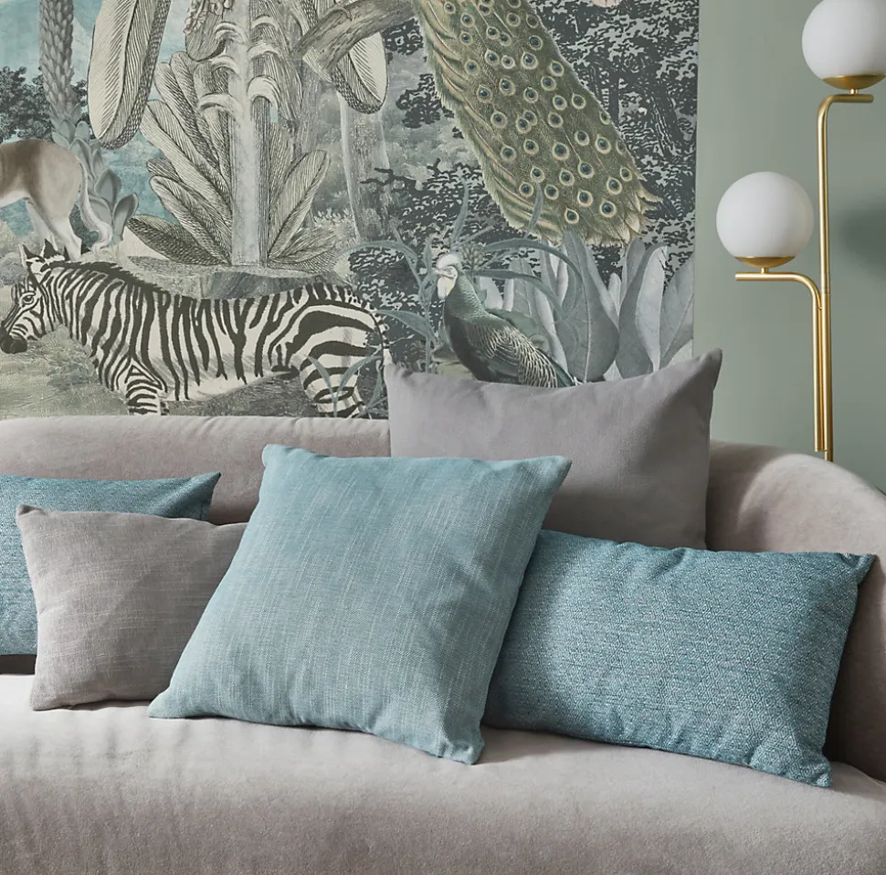 Coussin GoodHome Digga bleu 30 x 50 cm