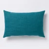 Coussin GoodHome Novan bleu 40 x 60 cm