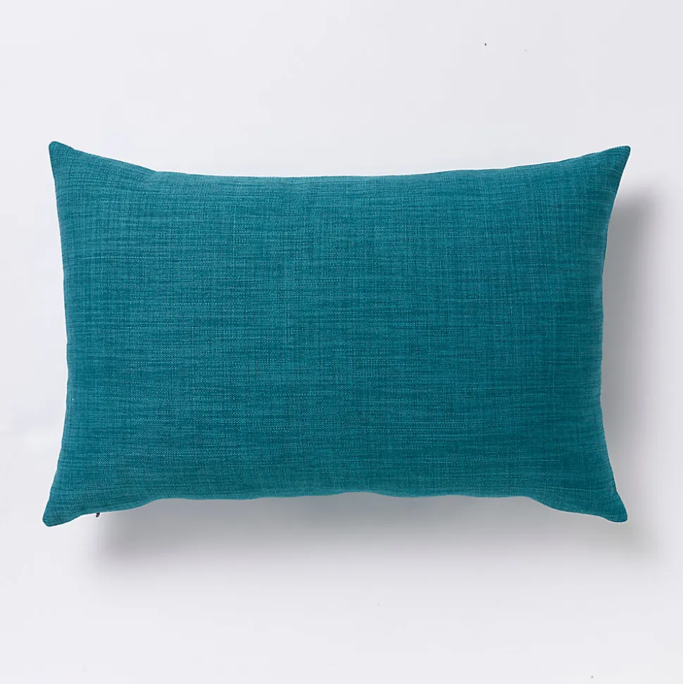 Coussin GoodHome Novan bleu 40 x 60 cm