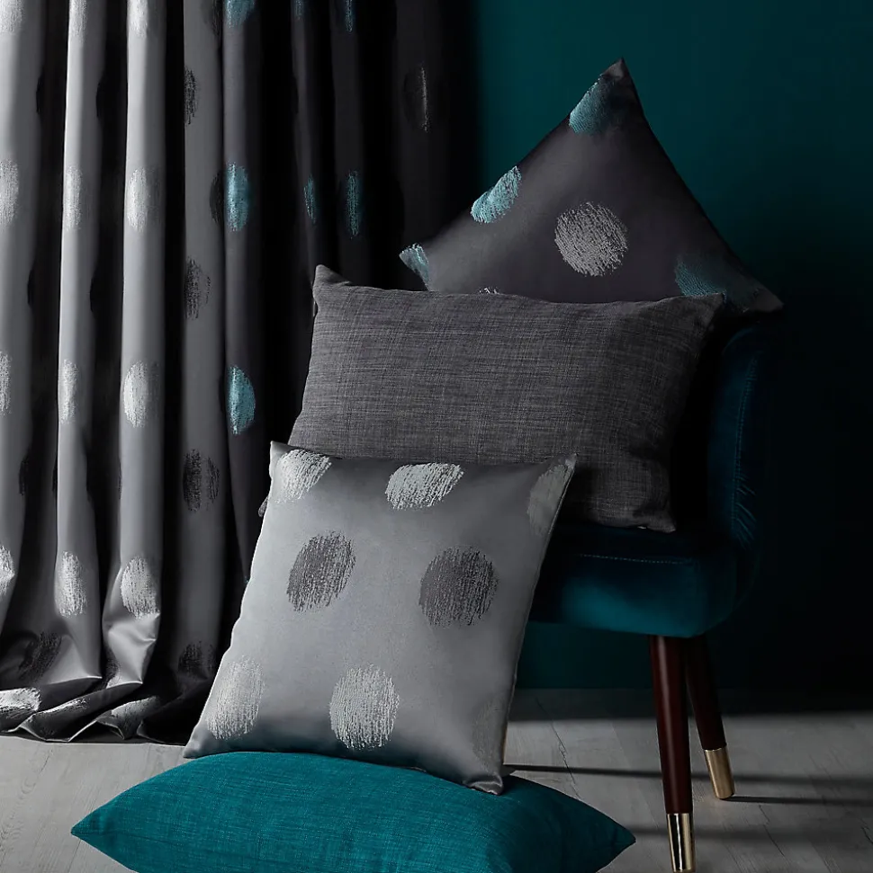 Coussin GoodHome Novan bleu 40 x 60 cm