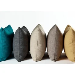 Coussin GoodHome Novan bleu 40 x 60 cm