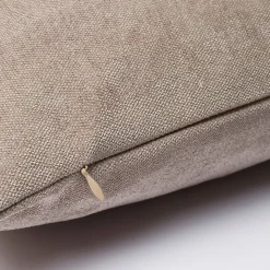 Coussin GoodHome Pahea marron 45 x 45 cm