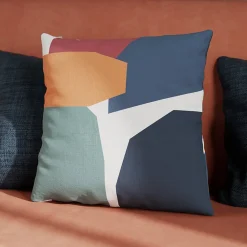 Coussin Habra imprimé géométrique multicouleurs L.45 x l.45cm GoodHome
