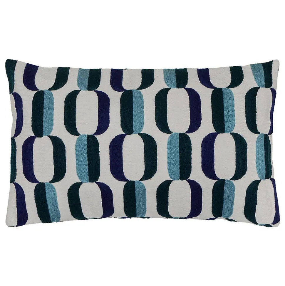 Coussin Hary bleu 50x30cm - Atmosphera