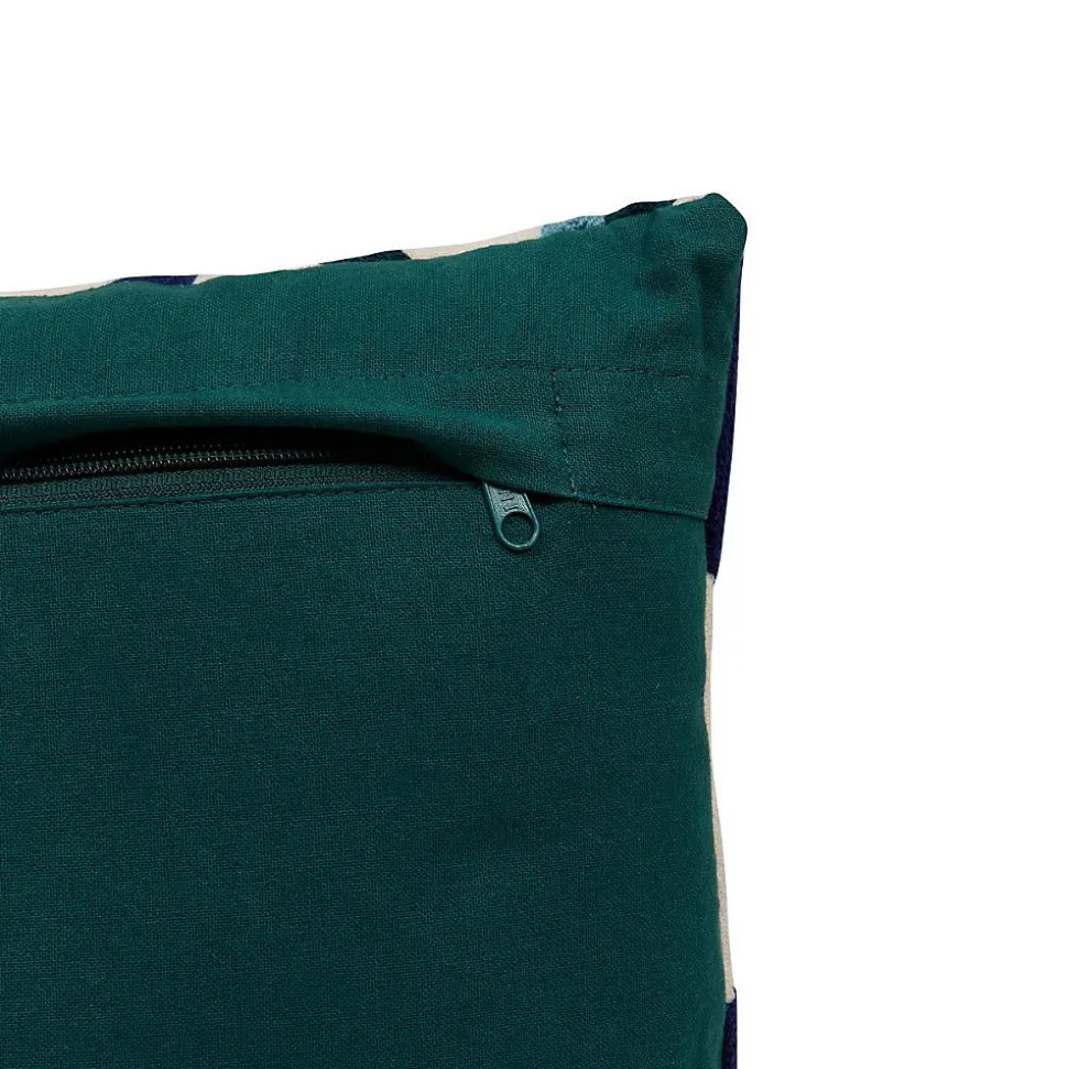 Coussin Hary bleu 50x30cm - Atmosphera