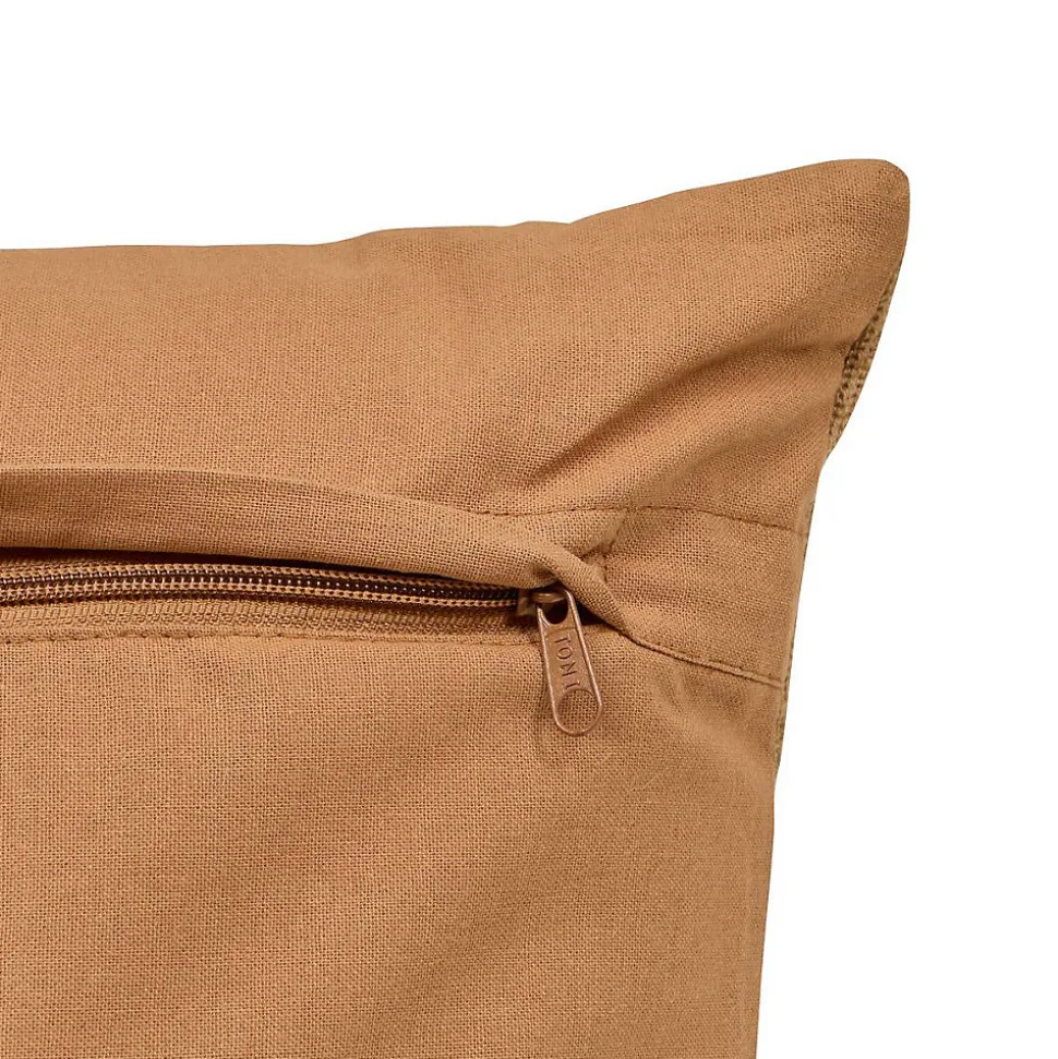 Coussin Hary marron caramel 75x35cm - Atmosphera