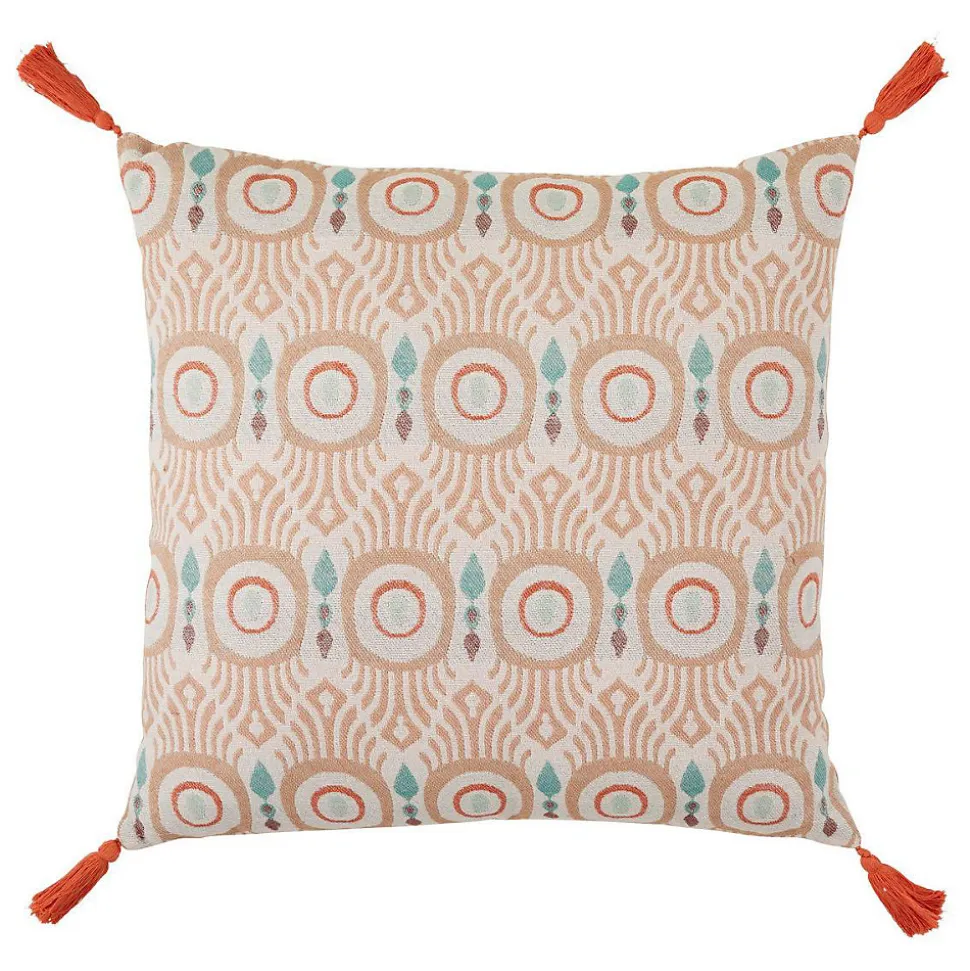 Coussin Ikat jacquard 50x50cm - Atmosphera