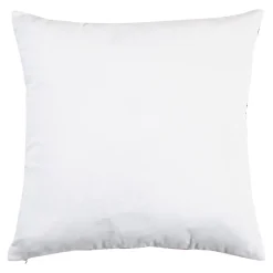 Coussin imprimé fleuris Treast GoodHome L.45 x l.45 cm terracotta