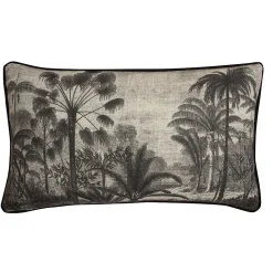 Coussin jungle Chambray JBY Creation L.50 x H.30 cm