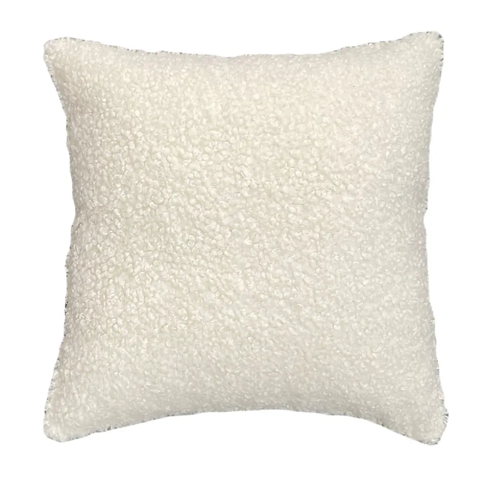 Coussin Kanosh GoodHome beige naturel L.45 x l.45 x ep.80 cm