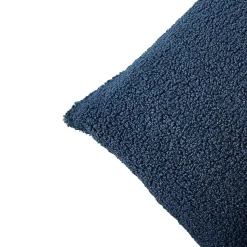 Coussin Kanosh GoodHome bleu marine L.45 x l.45 x ep.80 cm
