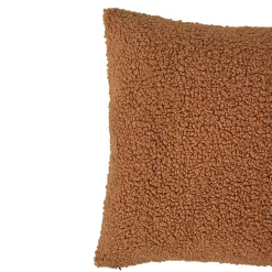 Coussin Kanosh GoodHome marron caramel L.45 x l.45 x ep.80 cm