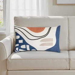 Coussin Lael multicouleur L.50 x l.30 cm