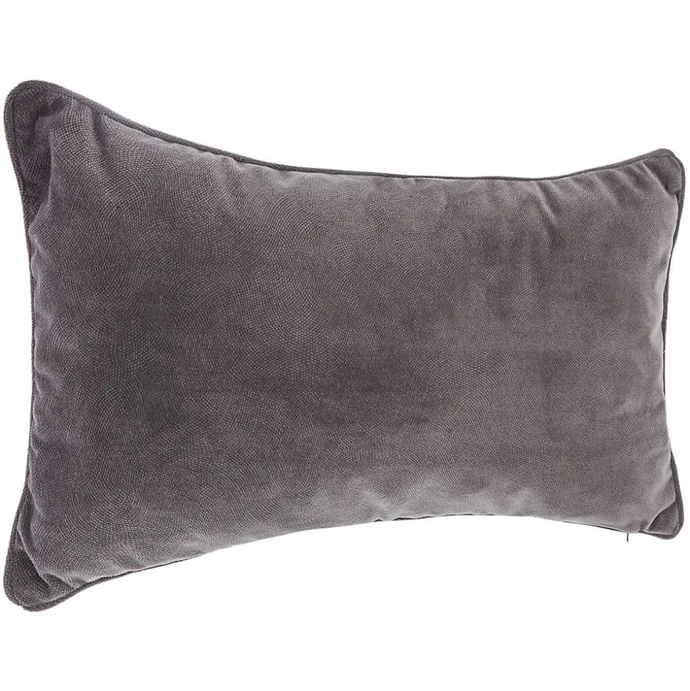 Coussin Lilou - gris anthracite 30x50 cm - Atmosphera