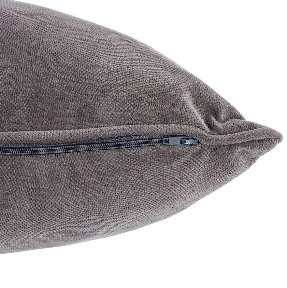 Coussin Lilou - gris anthracite 30x50 cm - Atmosphera