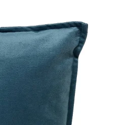 Coussin Lilou bleu egéen 45x45cm - Atmosphera