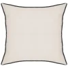 Coussin Linah - coton - beige - 45x45 cm - Atmosphera