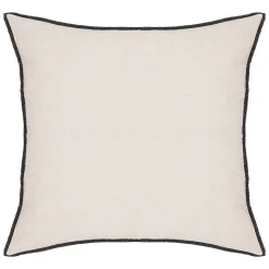 Coussin Linah - coton - beige - 45x45 cm - Atmosphera