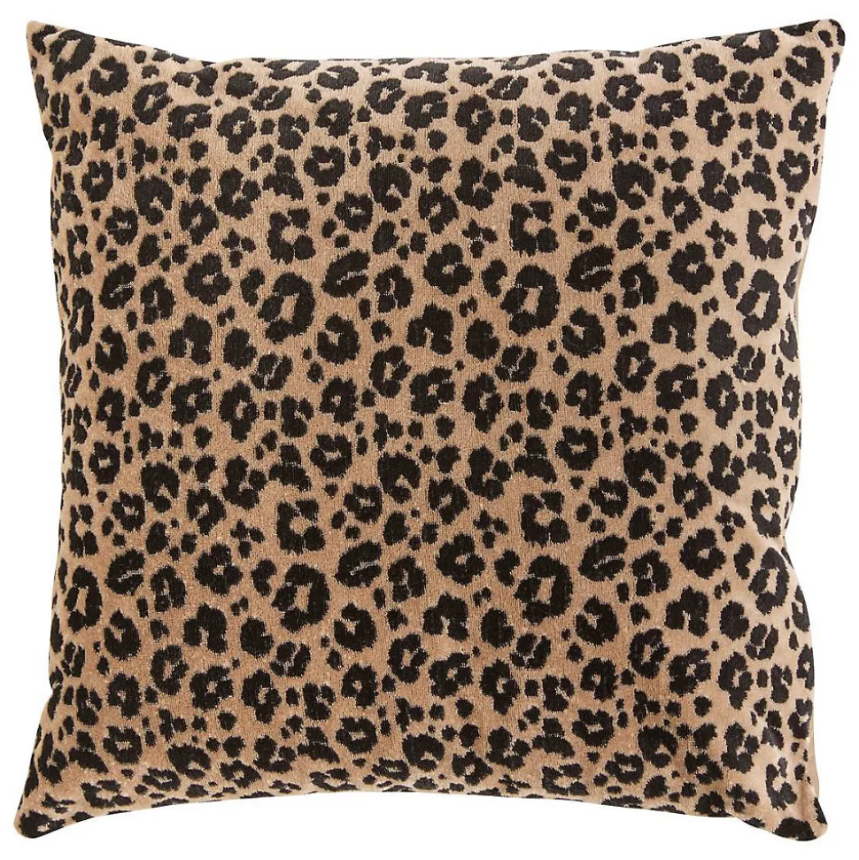 Coussin Lynra noir 40x40cm - Atmosphera