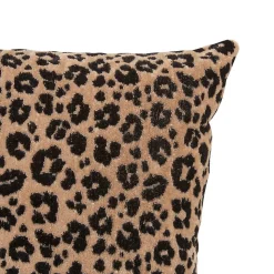 Coussin Lynra noir 40x40cm - Atmosphera