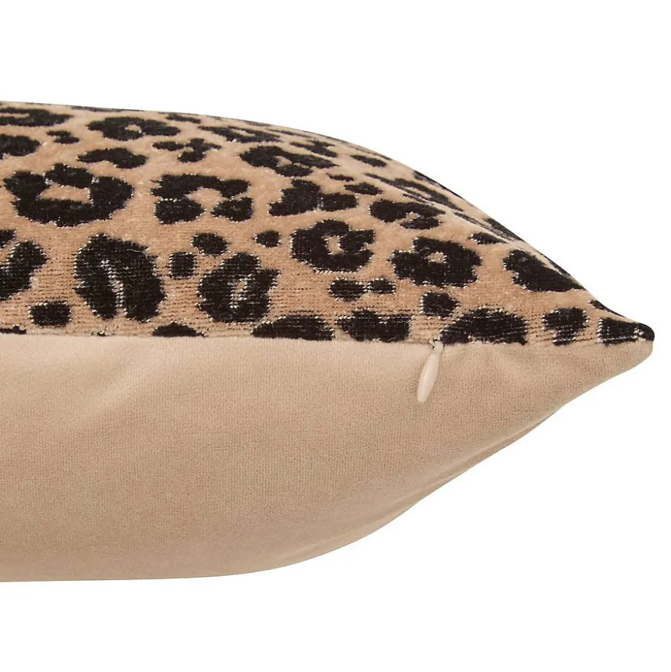 Coussin Lynra noir 40x40cm - Atmosphera