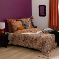 Coussin Lynra noir 40x40cm - Atmosphera