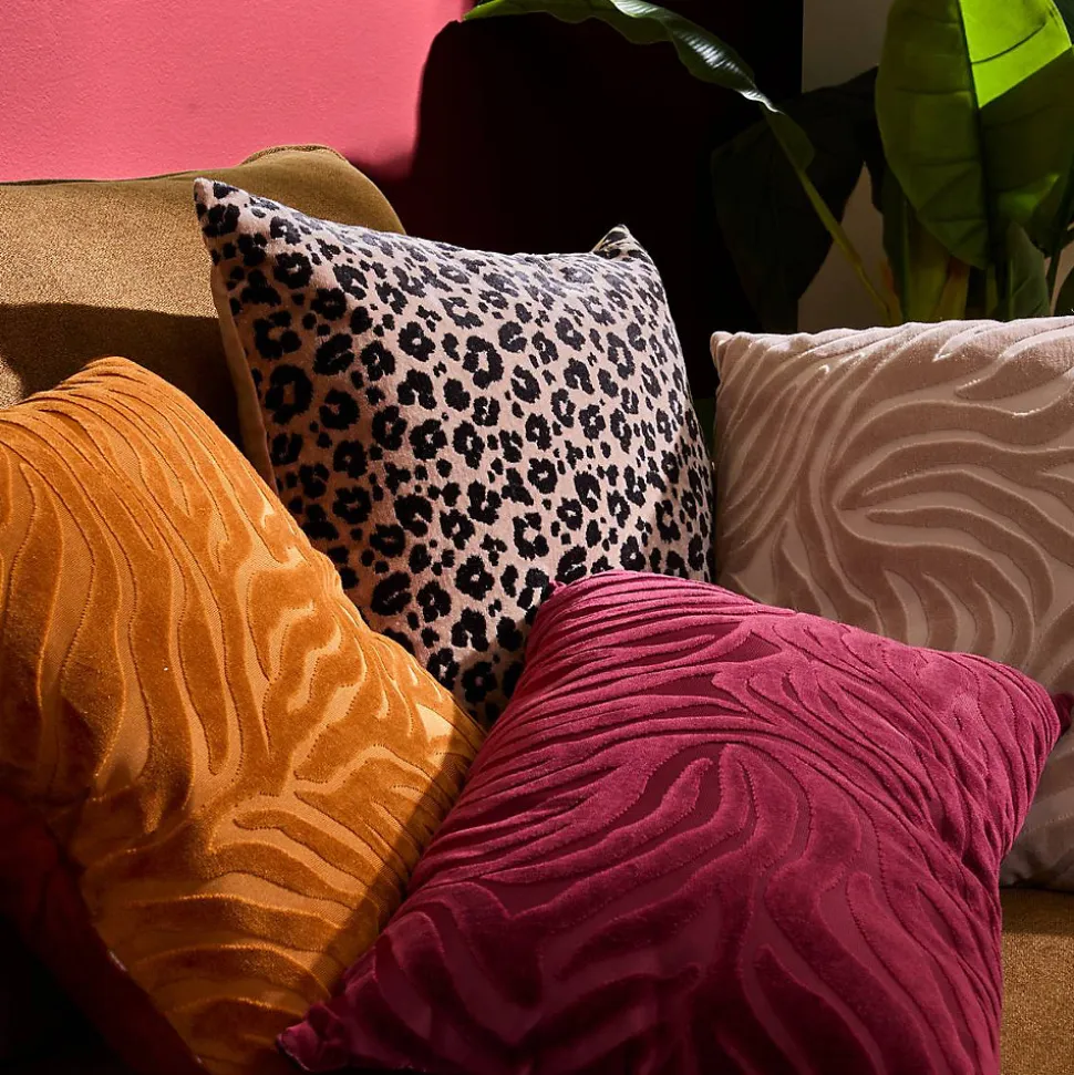 Coussin Lynra noir 40x40cm - Atmosphera