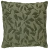 Coussin motif jacquard Lehto coton vert clair 50x50cm - Atmosphera