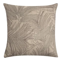 Coussin motifs Chambray gris JBY Creation L.40 x l.40 cm