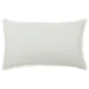 Coussin nid d'abeille Widdy 30x50cm blanc ivoire - Atmosphera