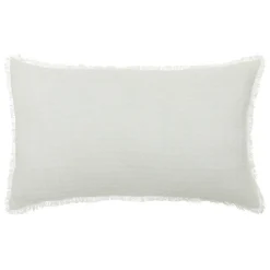 Coussin nid d'abeille Widdy 30x50cm blanc ivoire - Atmosphera