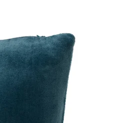 Coussin Ollis bleu egéen 38x38cm - Atmosphera