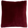 Coussin Ollis rouge grenat 38x38cm - Atmosphera