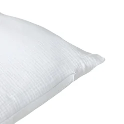 Coussin Osiris L.50 x l.30 cm blanc GoodHome