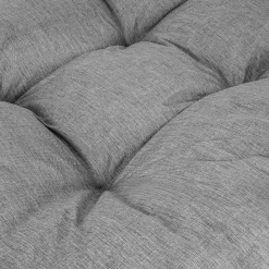 Coussin palette angle en polyester BANANAIR 60x40 cm Gris