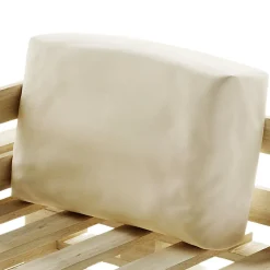 Coussin Palette Déhoussable Imperméable Angle BANANAIR 60 x 40 cm Beige